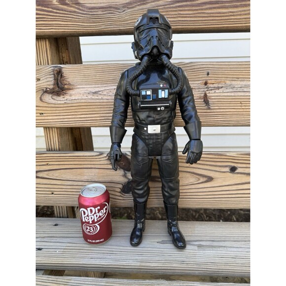 Star Wars Jakks Pacific 18" Inch Big Figs Imperial Tie Fighter Pilot Figure - Picture 4 of 4